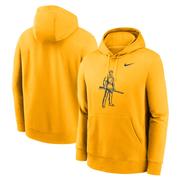 West Virginia Nike Alt Logo Club Fleece Hoodie